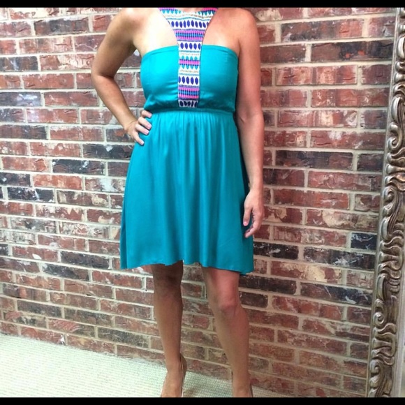 NWT Judith March T Strap Halter Dress - Picture 8 of 8
